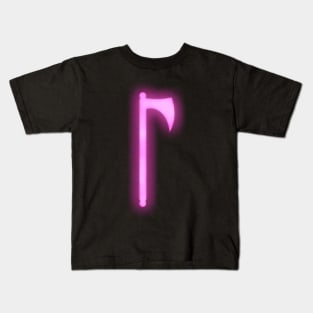 Spiritual Weapon (Pink Battleaxe) Kids T-Shirt